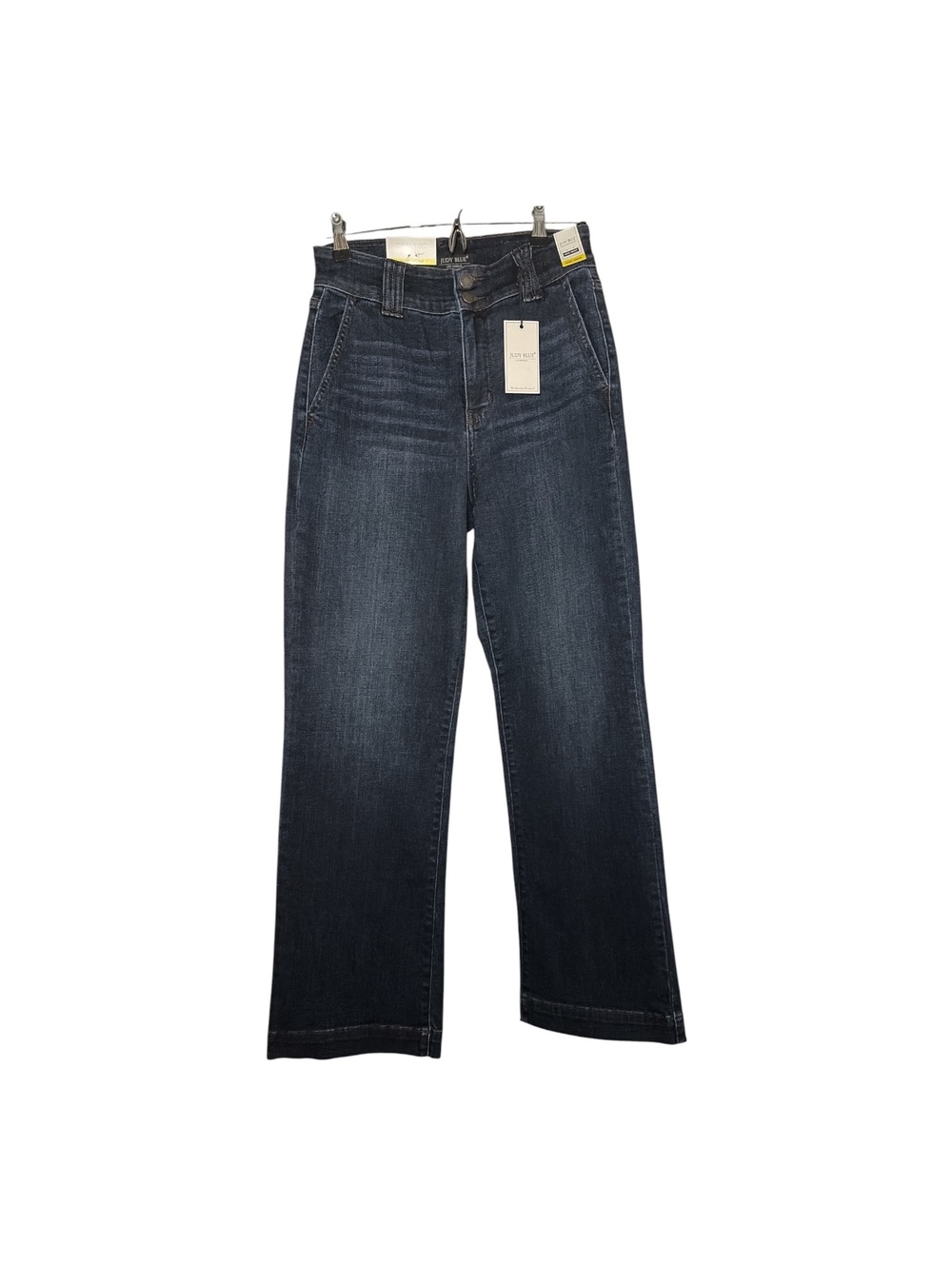 Judy Blue NWT Dark Wash Size 5 Short Inseam Wide Leg Jeans